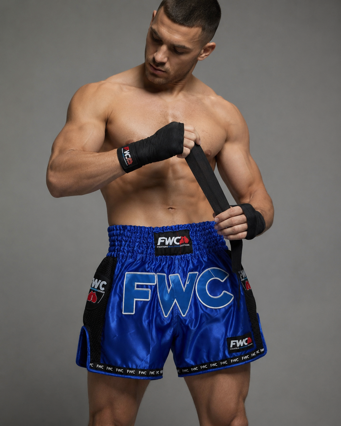 STRIKE Blue Mauy Thai Shorts